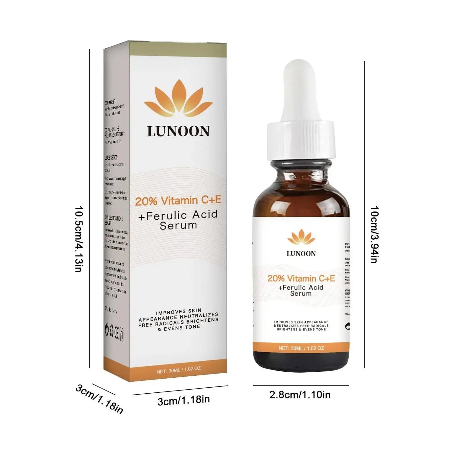 30mL Vitamin C & E Facial Skin Brightening Serum - Affordable Skin and Hair Care Products