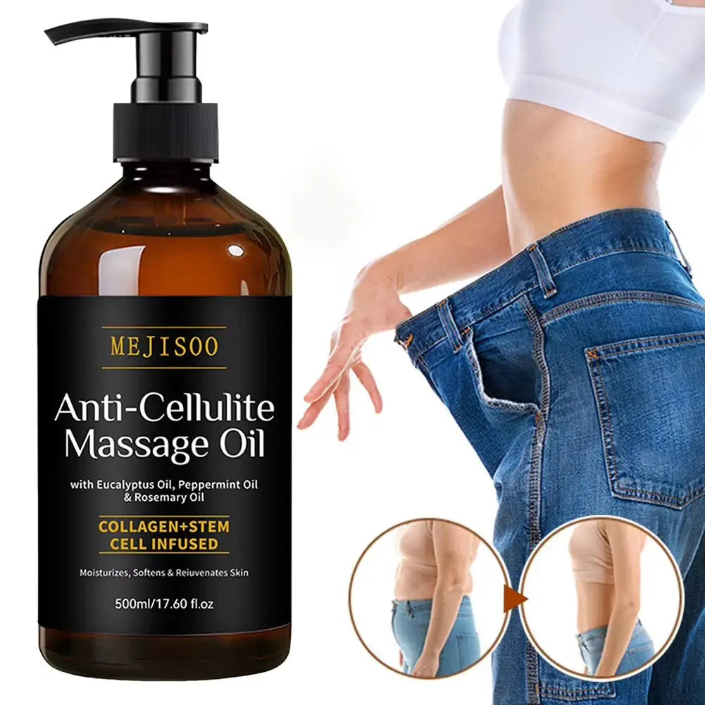 Collagen Body Oil - Powerful Anti-Cellulite Solution - Affordable Skin and Hair Care Products