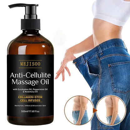 Collagen Body Oil - Powerful Anti-Cellulite Solution - Affordable Skin and Hair Care Products