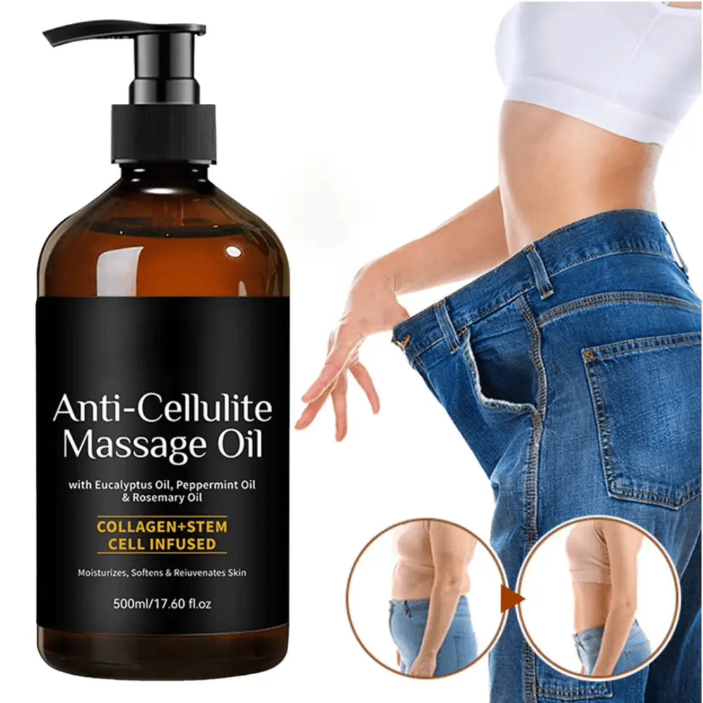 Collagen Body Oil - Powerful Anti-Cellulite Solution - Affordable Skin and Hair Care Products