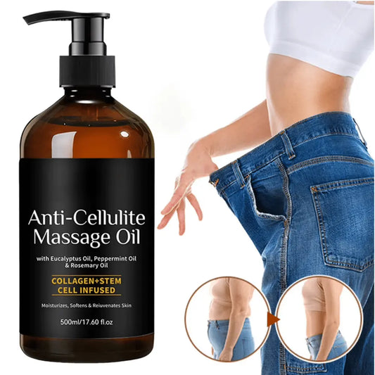 Collagen Body Oil - Powerful Anti-Cellulite Solution - Affordable Skin and Hair Care Products