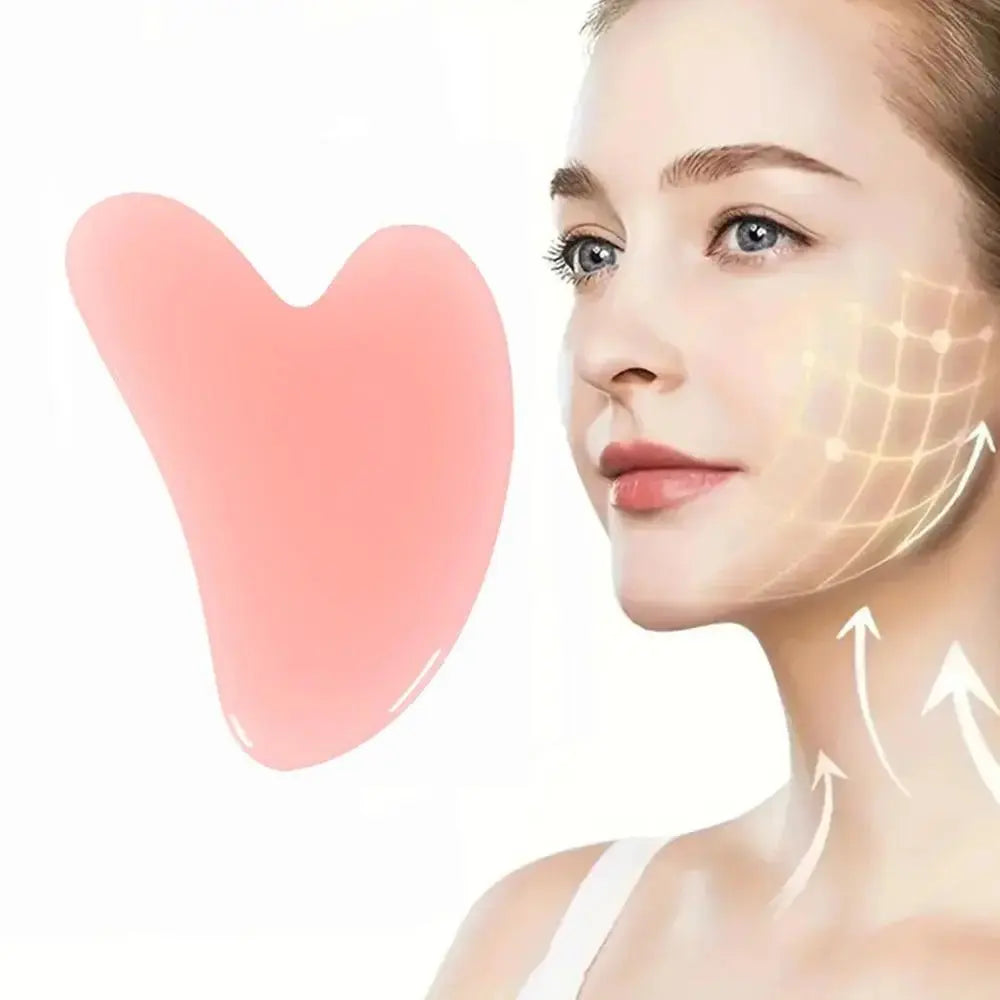 Heart Shaped Gua Sha Board - Natural Skin Revitalization Tool - Affordable Skin and Hair Care Products