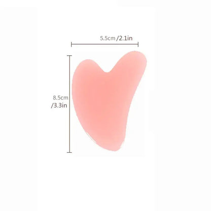 Heart Shaped Gua Sha Board - Natural Skin Revitalization Tool - Affordable Skin and Hair Care Products