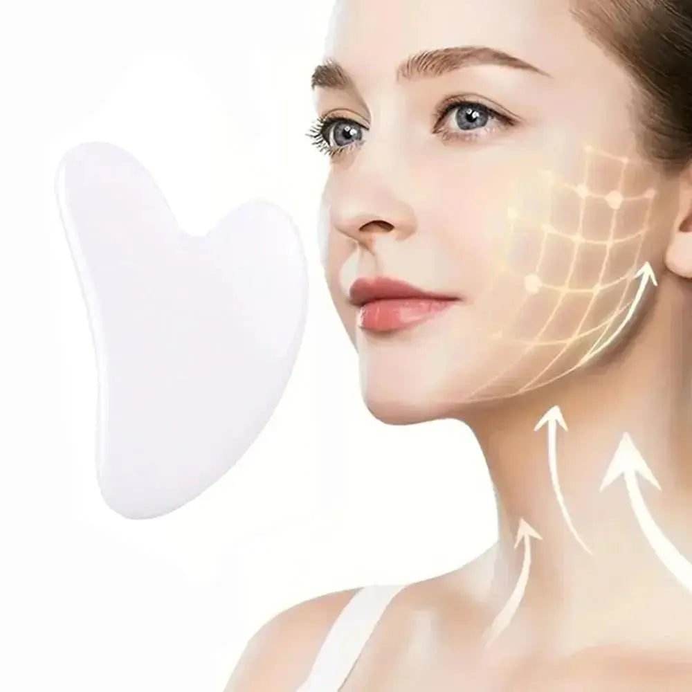 Heart Shaped Gua Sha Board - Natural Skin Revitalization Tool - Affordable Skin and Hair Care Products