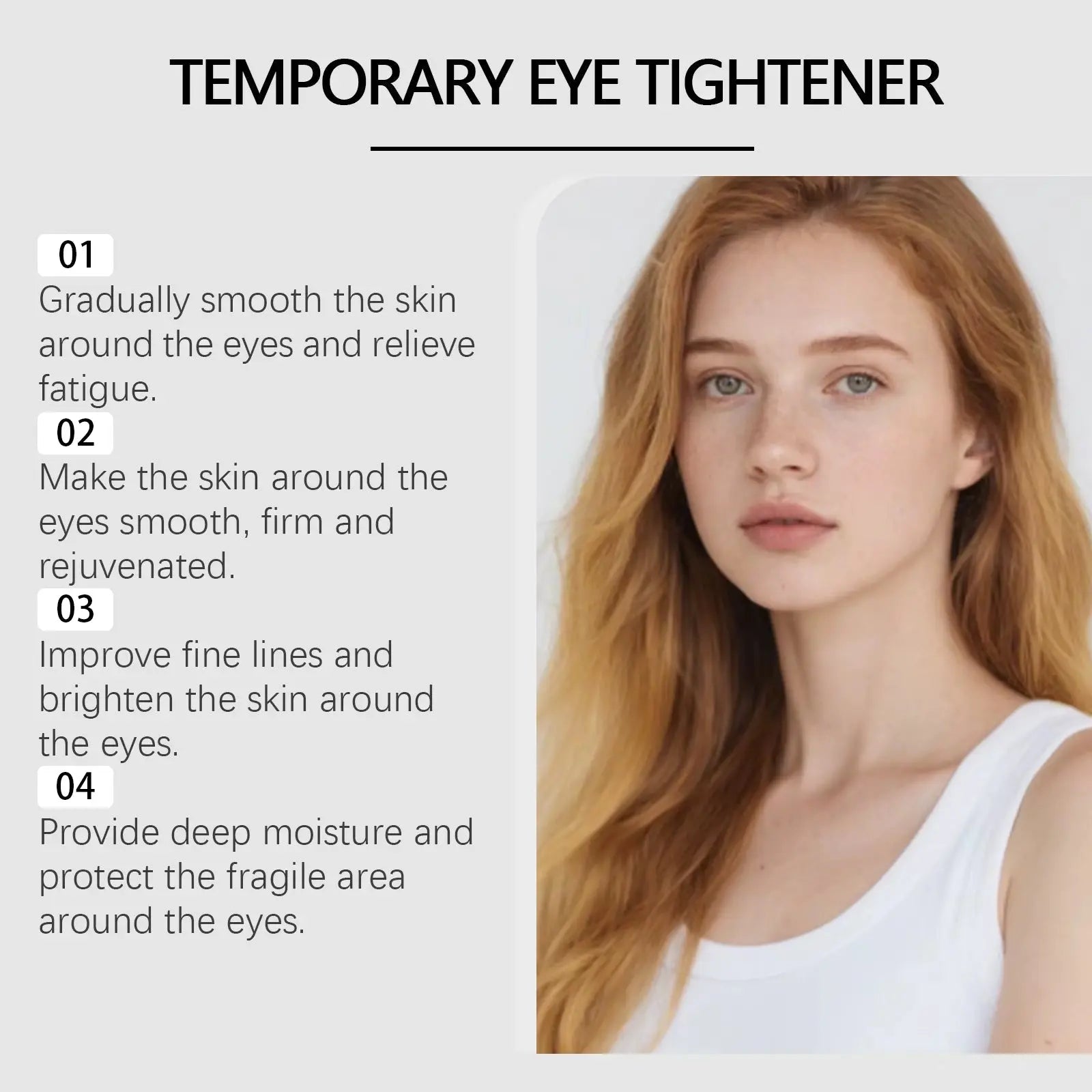 Instant Firm Eye Tightener Cream - Affordable Skin and Hair Care Products
