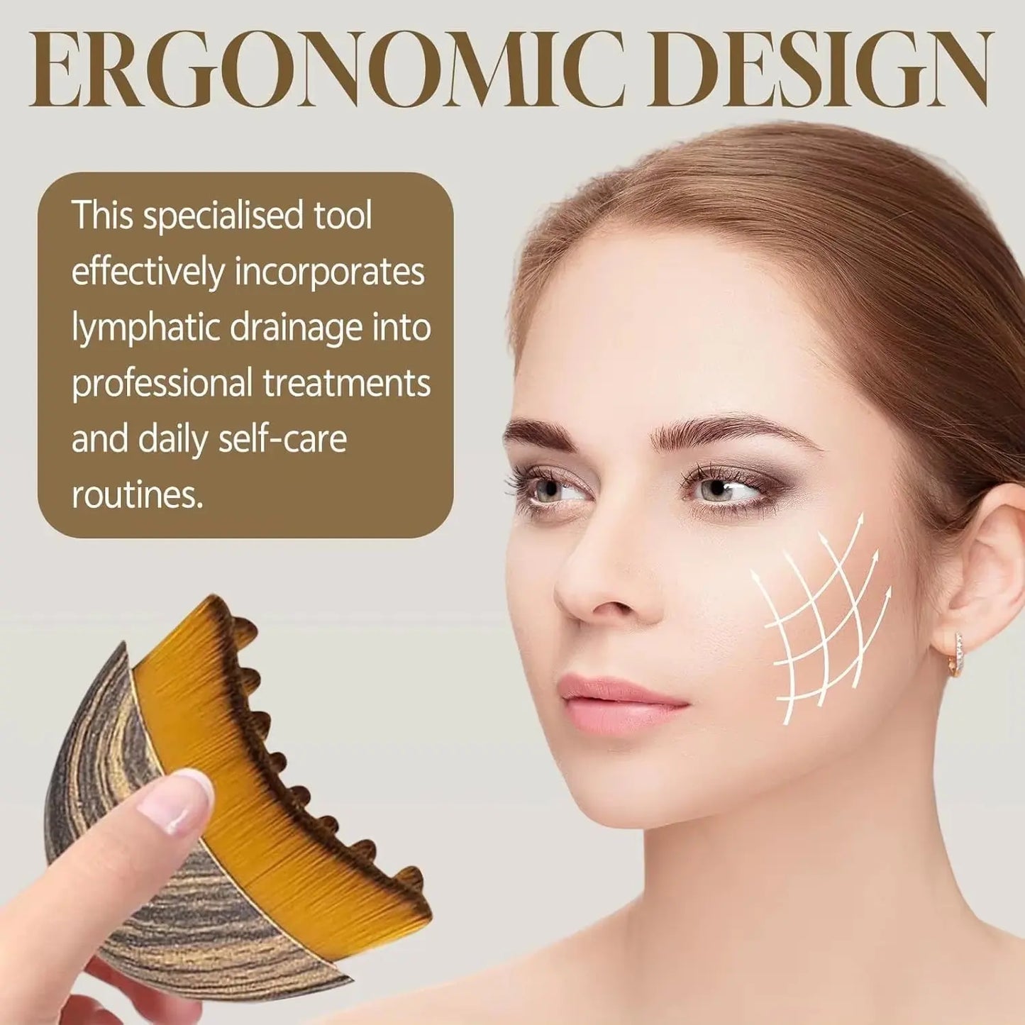 Lymphatic Contour Face Brush - Affordable Skin and Hair Care Products