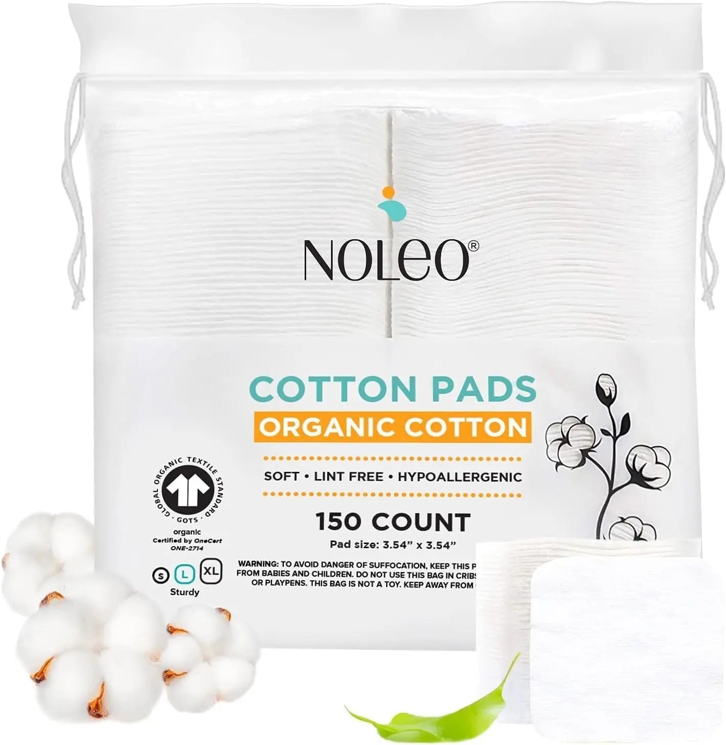 Organic Cotton Rounds & Pads - Affordable Skin and Hair Care Products
