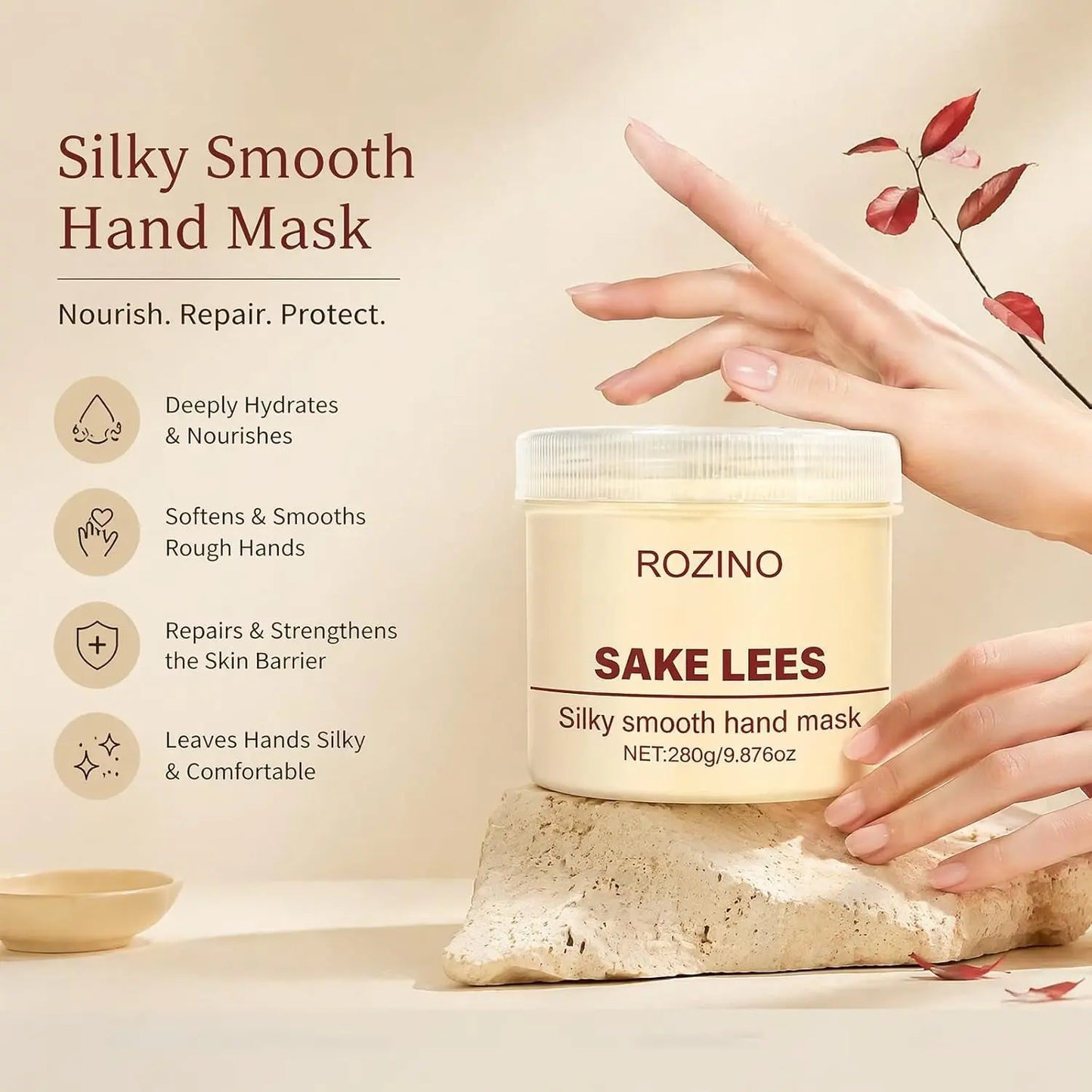 Sake Lees Deep Moisturizing Hand Mask - Affordable Skin and Hair Care Products