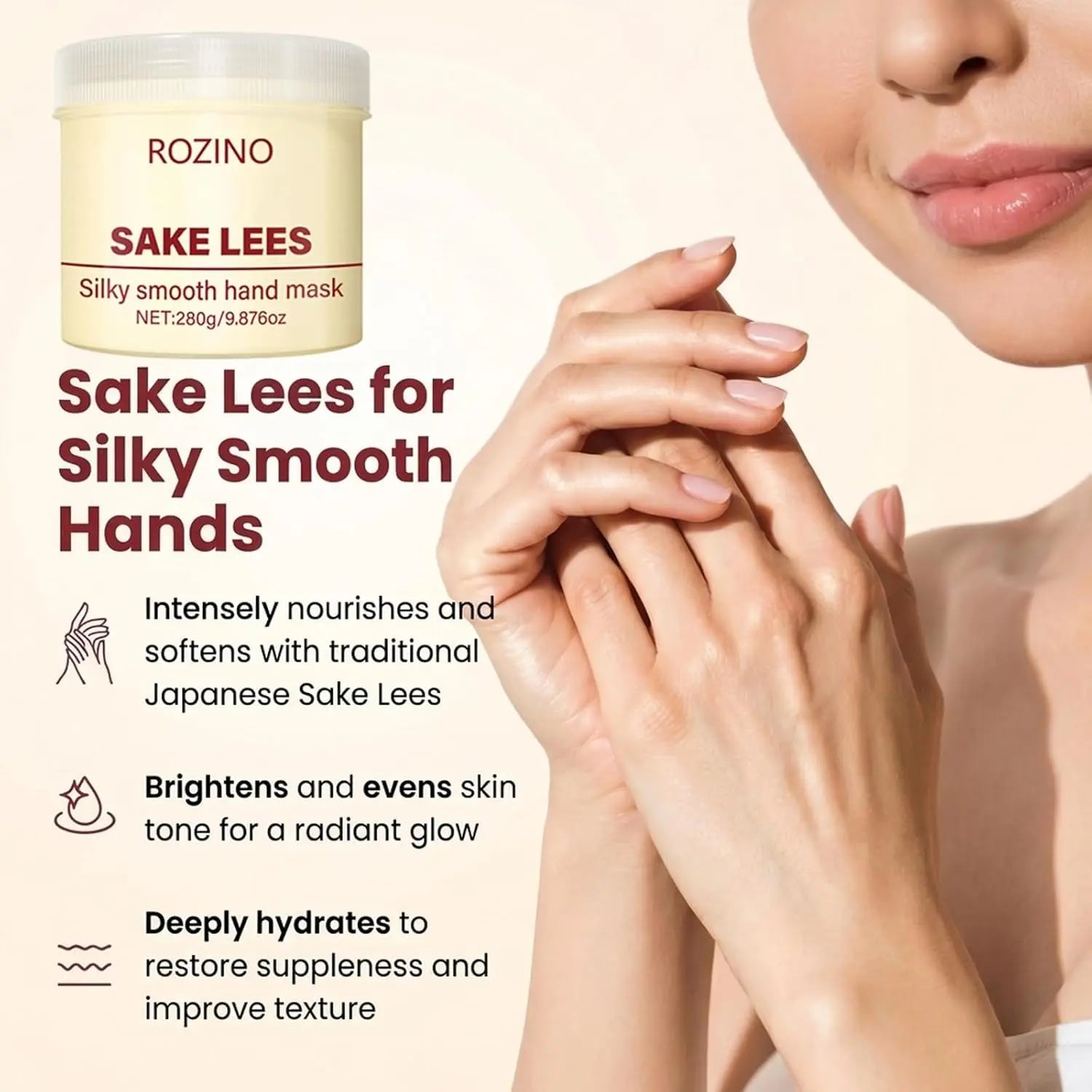 Sake Lees Deep Moisturizing Hand Mask - Affordable Skin and Hair Care Products